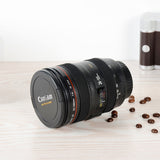 SLR Camera Lens  Plastic Coffee Tea MUG 400ML With Lid