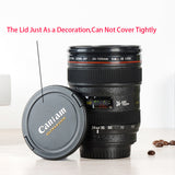 SLR Camera Lens  Plastic Coffee Tea MUG 400ML With Lid