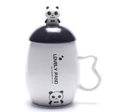 350ml Cartoon lovely panda mug with lid