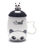 350ml Cartoon lovely panda mug with lid