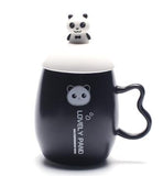 350ml Cartoon lovely panda mug with lid